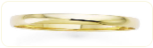 Premium Quality 5mm Solid 14k Gold Slip-On Bangle