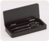 Engravable Pen Set In Black Wood Box