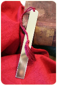 Pewter Bookmark w/Tassel