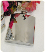 Engraved Premium Quality Polished Stainless Steel Flask