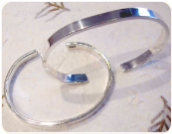 Personalized 5mm Sterling Silver Cuff Bracelet