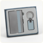 Lynnfield Business Card Case and Keychain Set