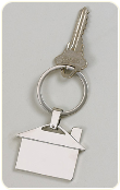 House Keychain Engravable