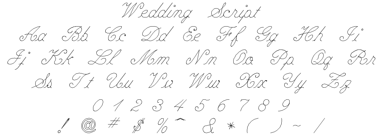 Free Wedding Scripts Fonts