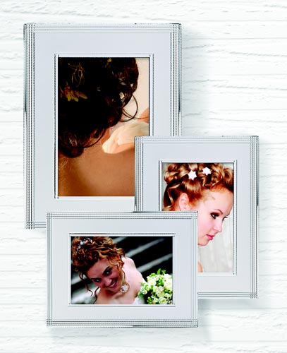 Pearled Engravable 4x6 Picture Frame