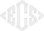 Diamond 3-Line Monogram Engraving